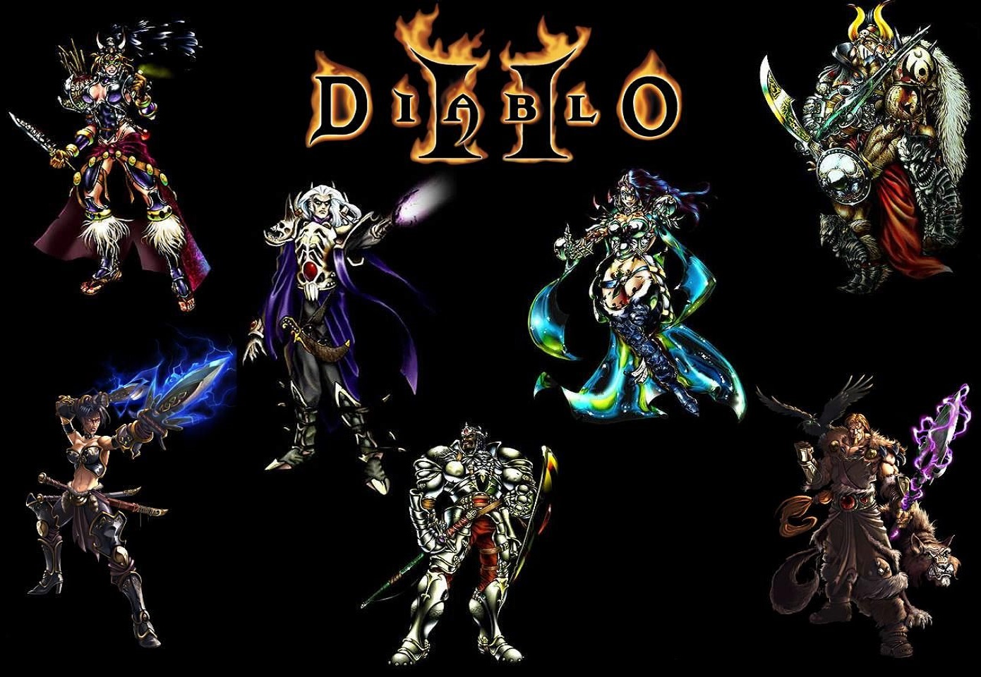 Диабло игра лорды. Игра Дьябло 2. Diablo 2 ашеара. Diablo II персонажи.